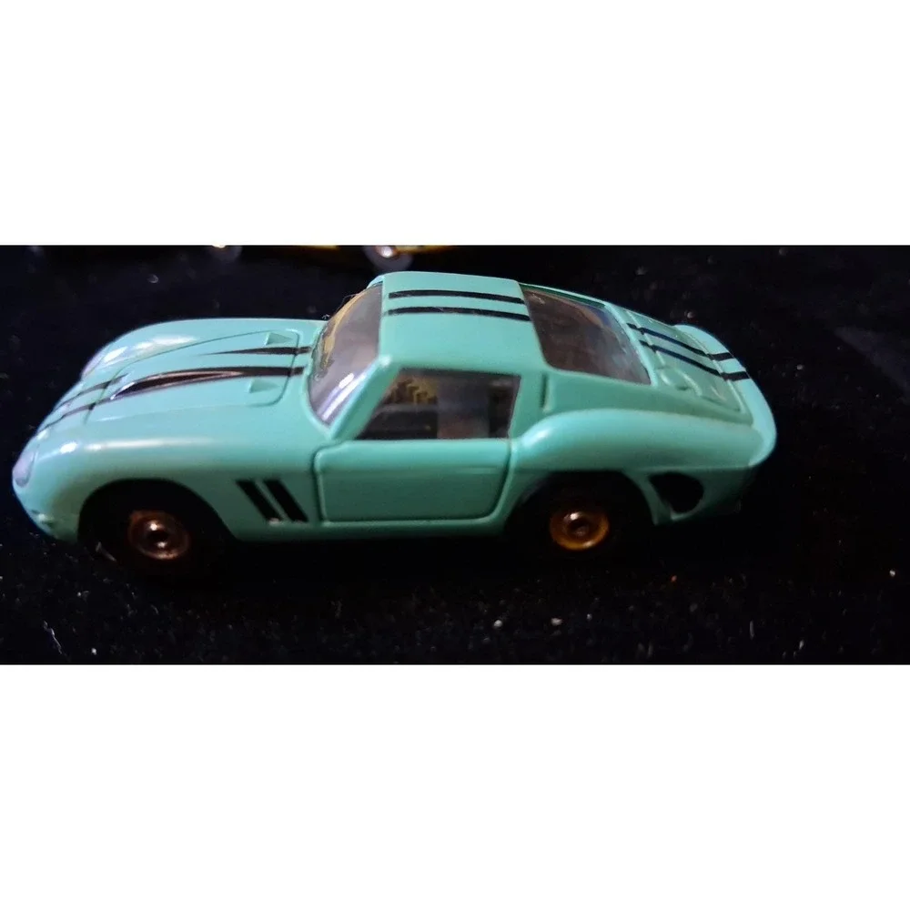 Vintage Aurora Thunderjet 500 Ferrari 250 Slot Car in aqua